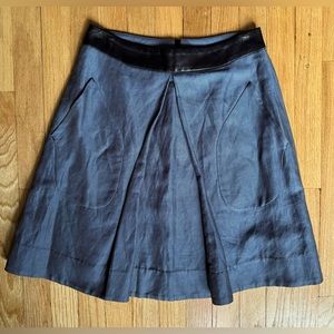 Blue/black above knee length skirt
